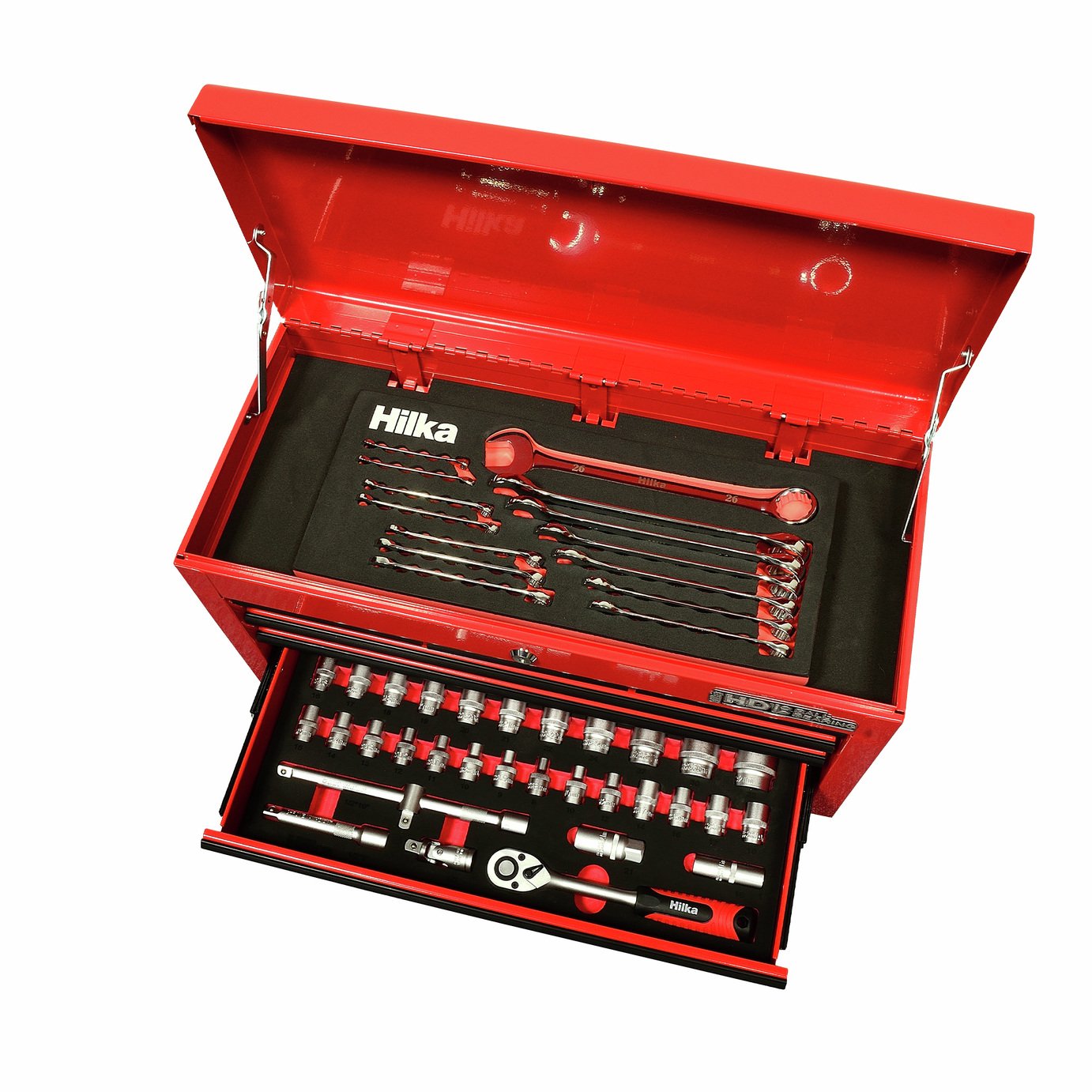Hilka 1/2" Drive Socket And Spanner Set - 47 Pieces
