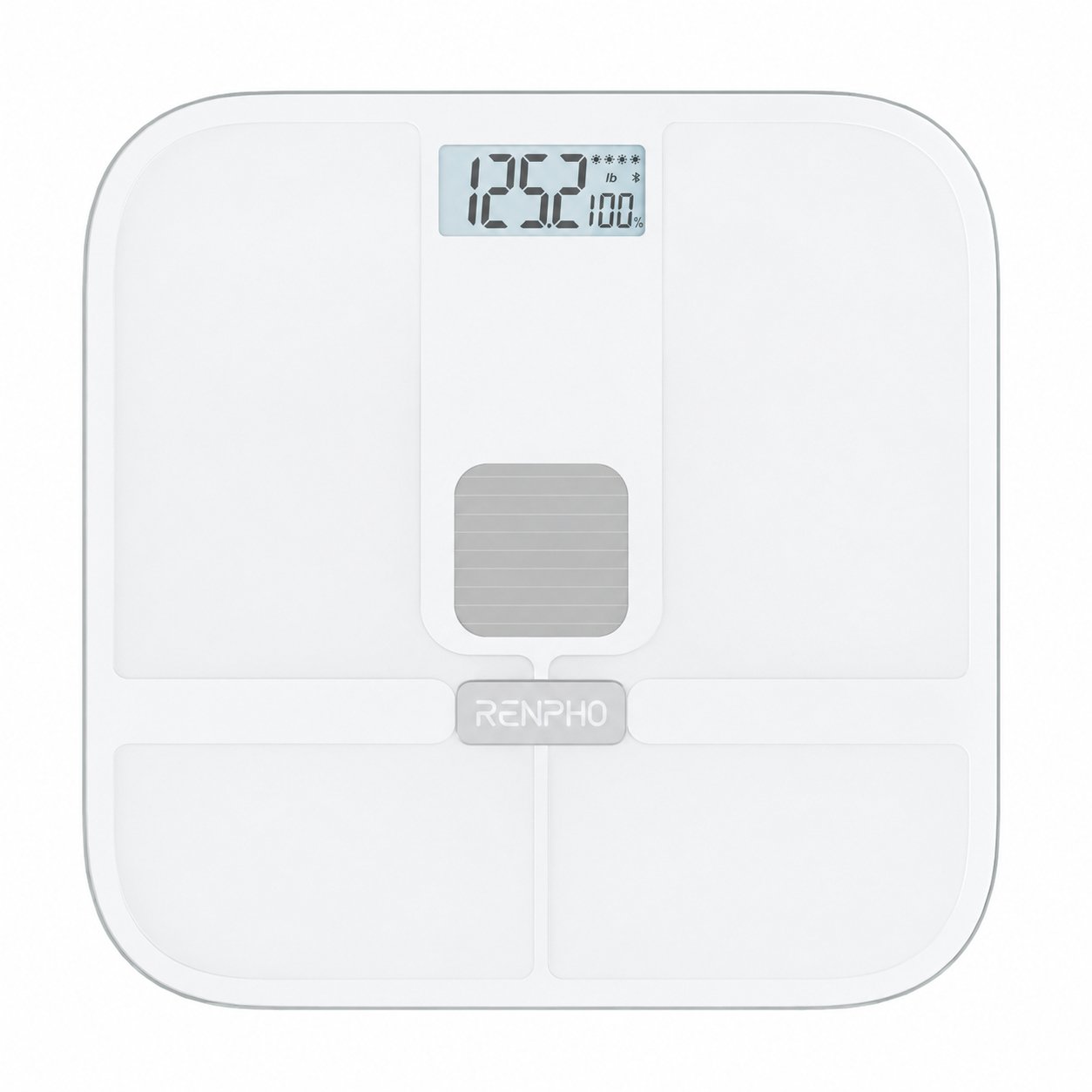 Renpho Elis Smart Solar Bathroom Scale - White