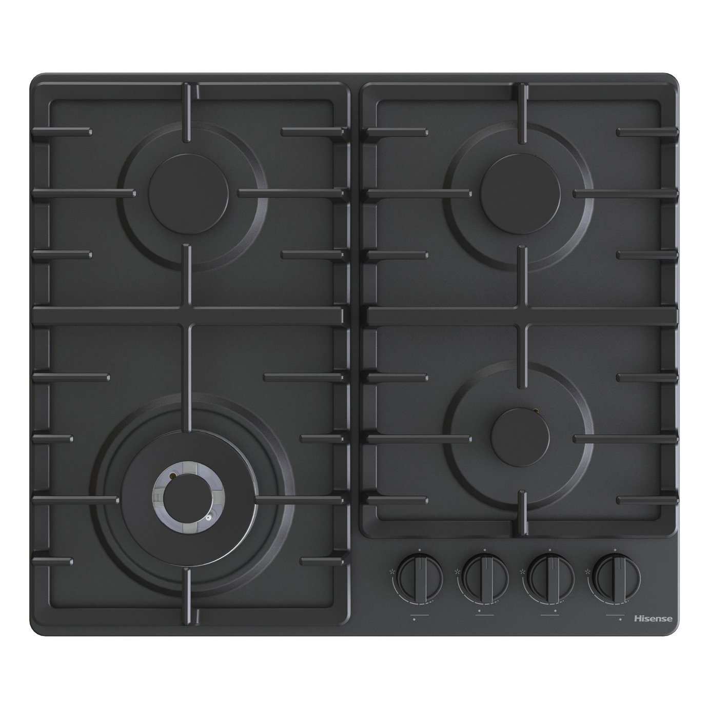 Hisense GM663BHF Gas Hob - Black