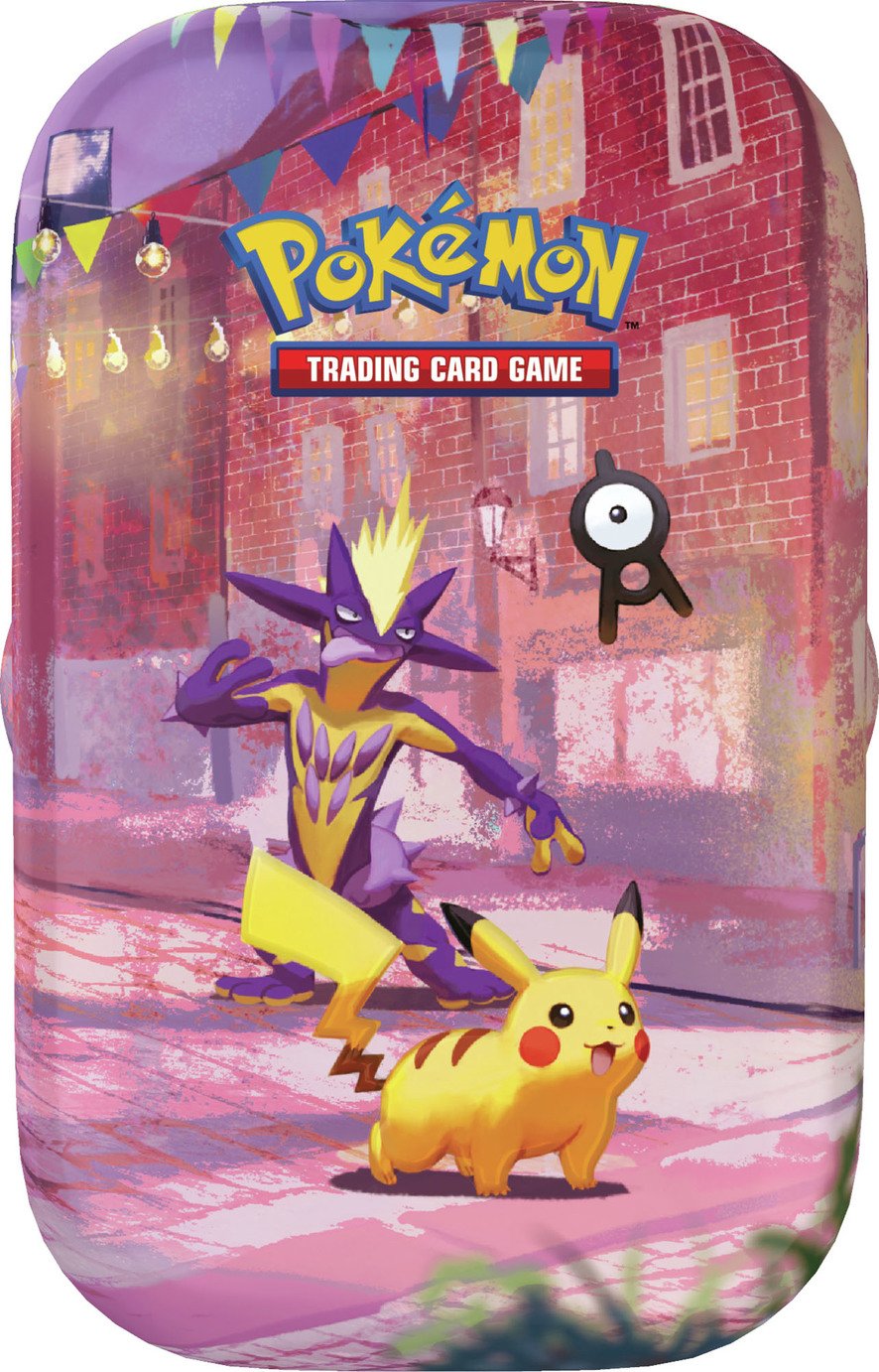 Pokémon Mini Tins 30th Celebration Booster Pack Pikachu Night Trading Card