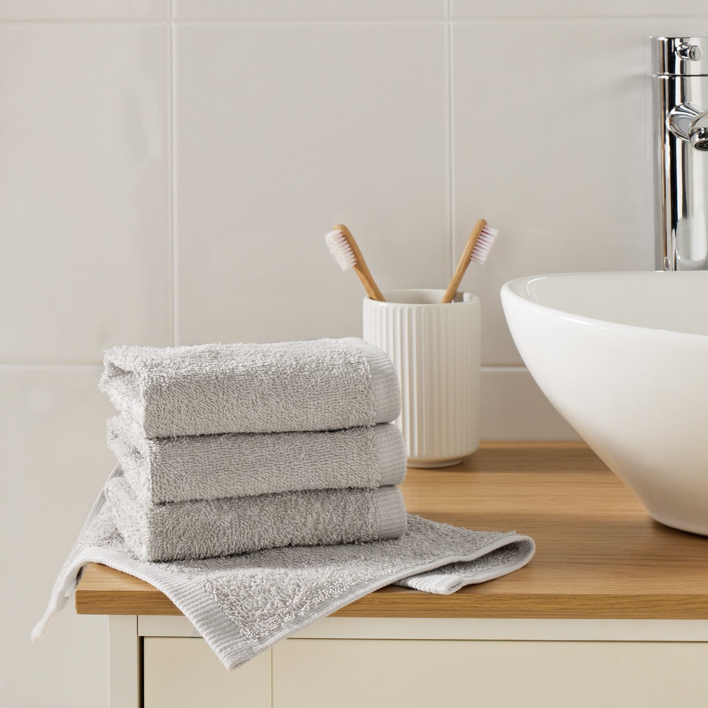 Argos Home 4 Piece Face Towel