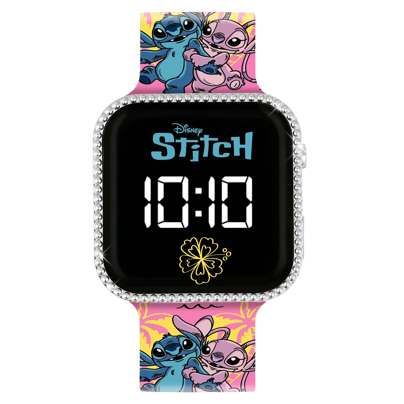 Disney Kids Lilo & Stitch Silicone LED Watch