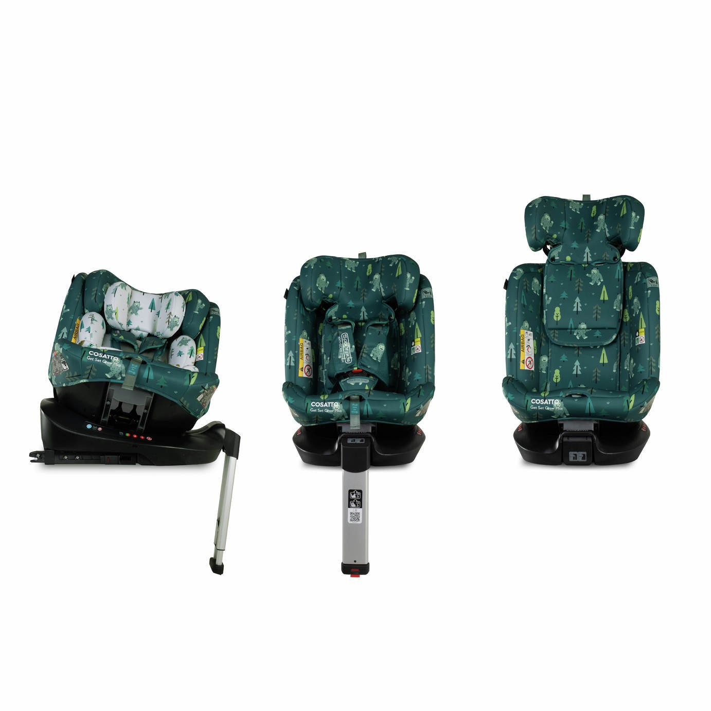 Cosatto Get Set Grow Plus I-Size 360 Car Seat Yeti - Teal