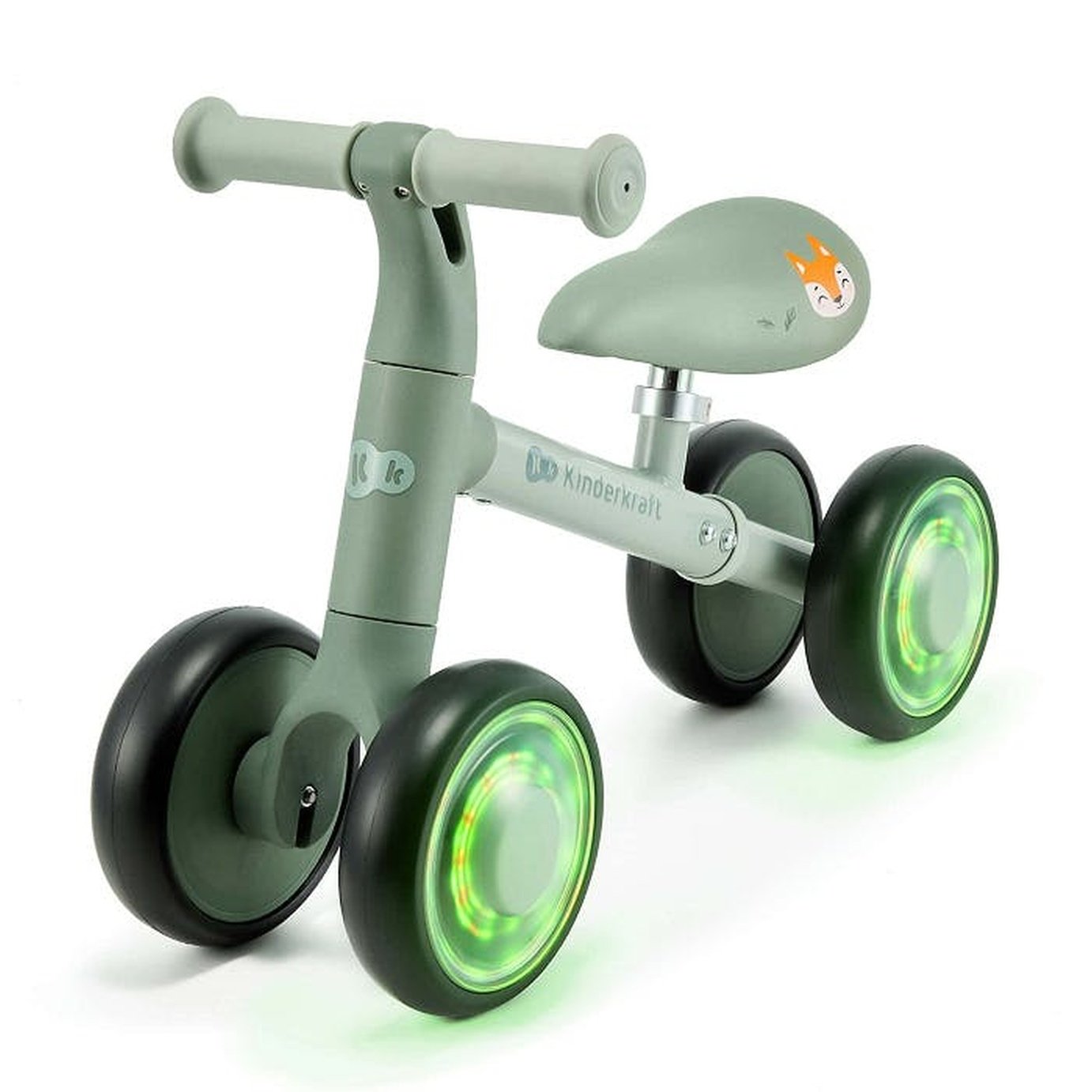 Kinderkraft Cutie Flash 6 Inch Kids Balance Bike - Green