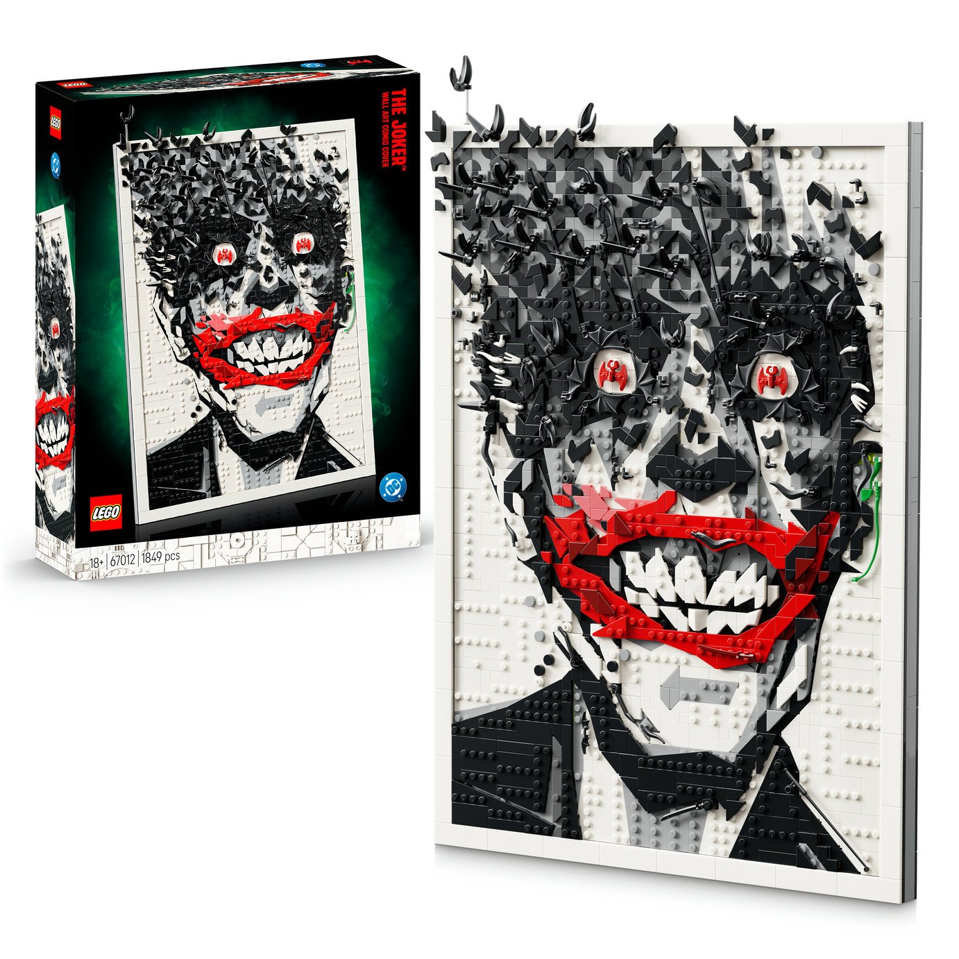 LEGO DC Batman The Joker Wall Art Comic Cover Batman Wall Decor 67012 PREORDER