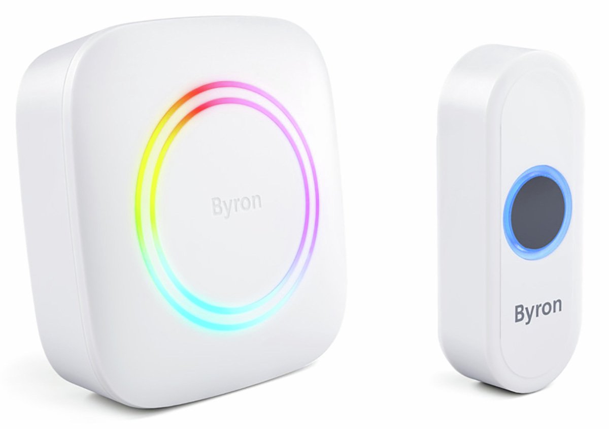 Byron DBY-23811BS 300m Portable Doorbell Set - White