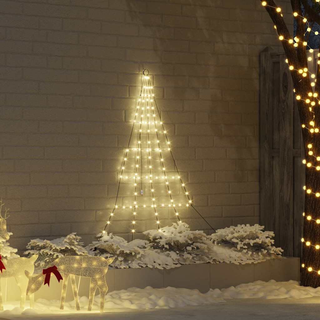 Walplus 112 LED Lights Artificial Christmas Tree - Warm White - 182 cm