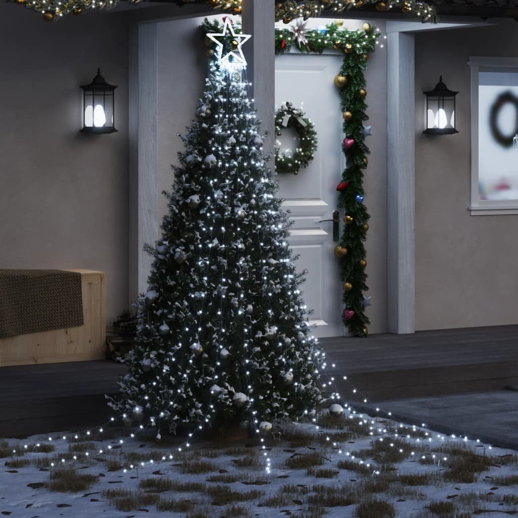 Walplus PVC Christmas Tree Light 320 LEDs Cold - White - 375 cm