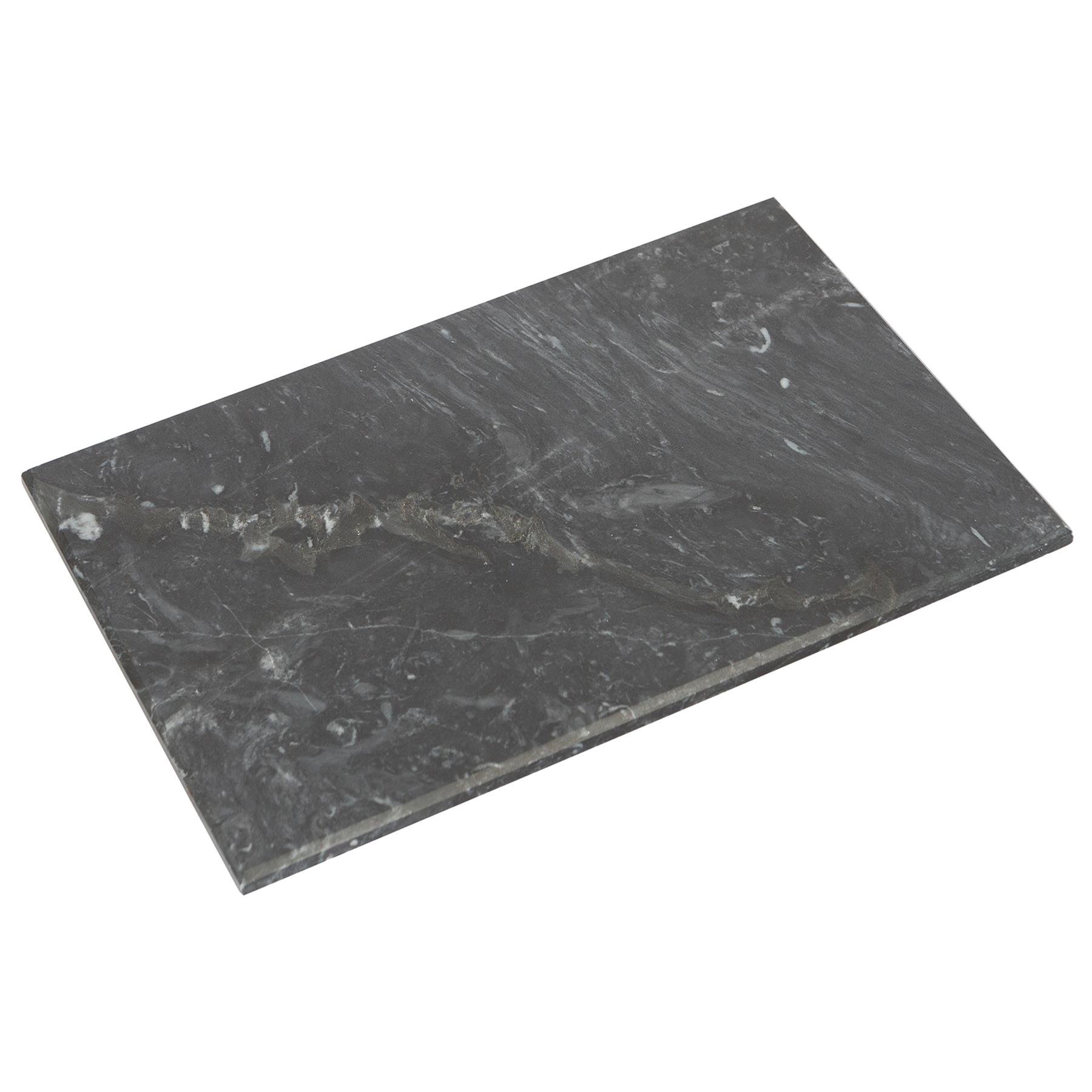 Argon Tableware Rectangle Marble Chopping Board - 40cm x 30cm - Black