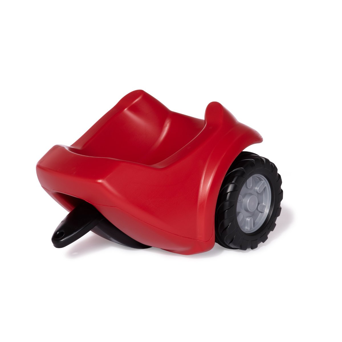 Rolly Toys Mini Tractor Single Axle Trailer with Loading Space - Red