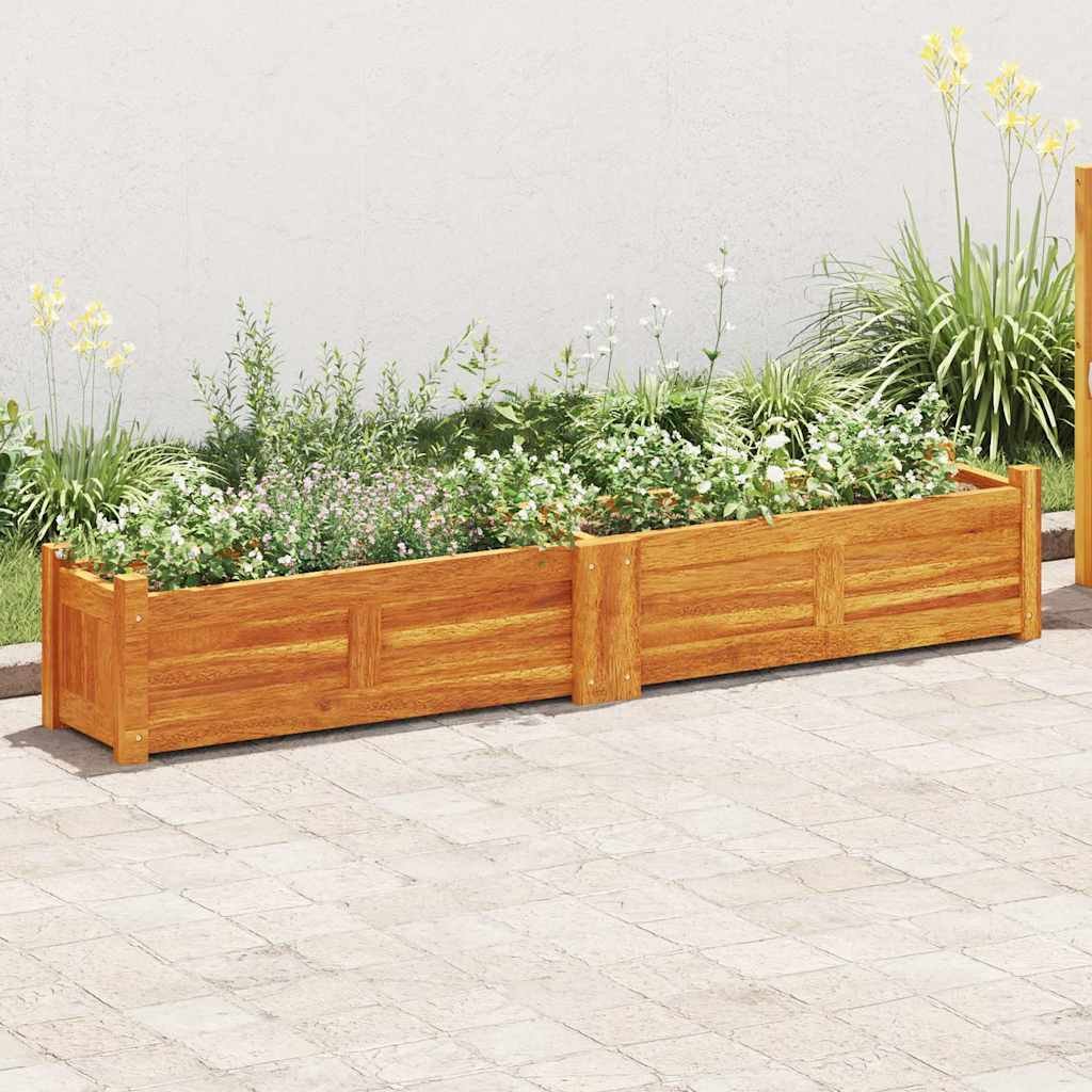 Walplus Acacia Wood Raised Garden Bed - Brown - 150 x 30 x 25 cm
