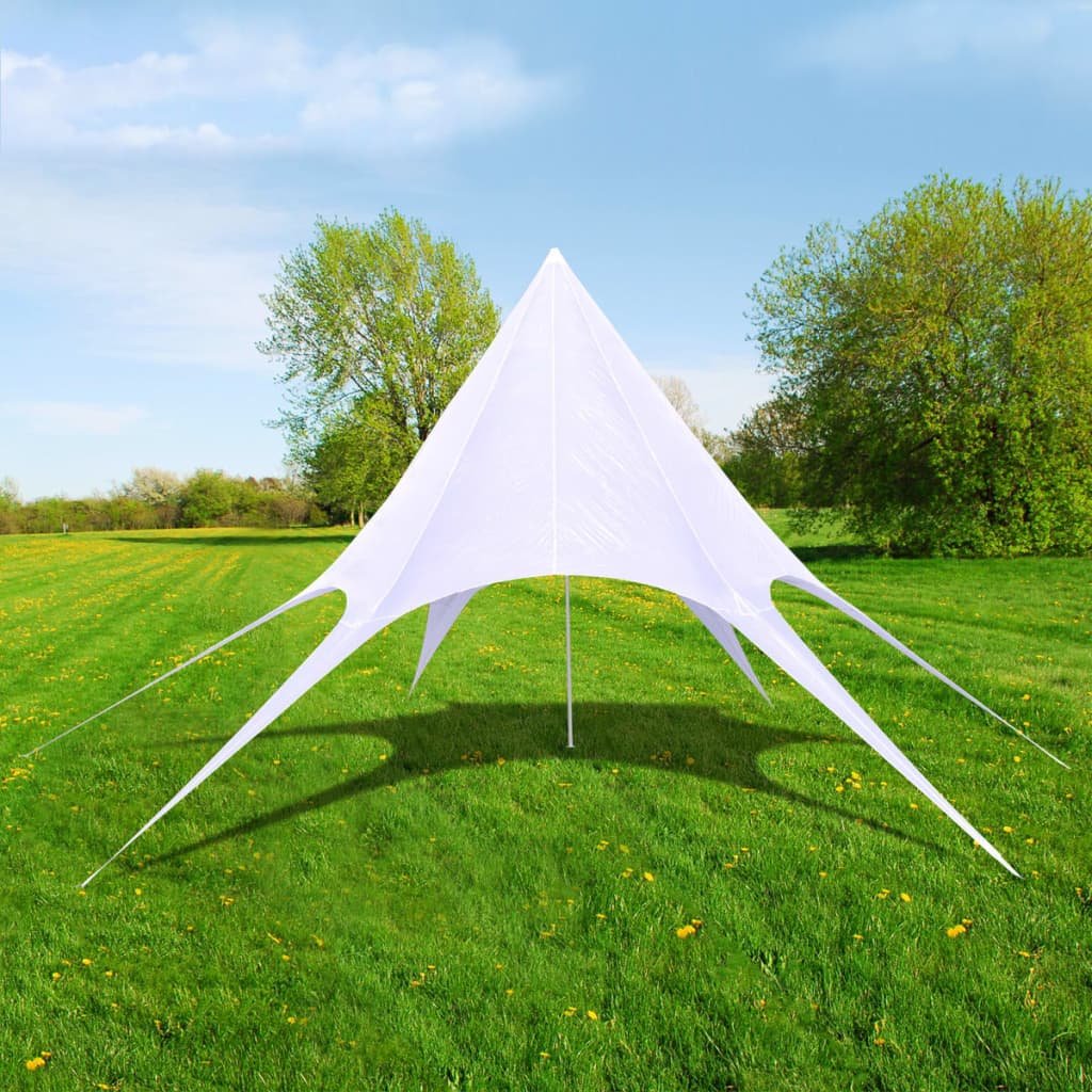 Walplus 14 m Hexagon Star Garden Gazebo Pavilion