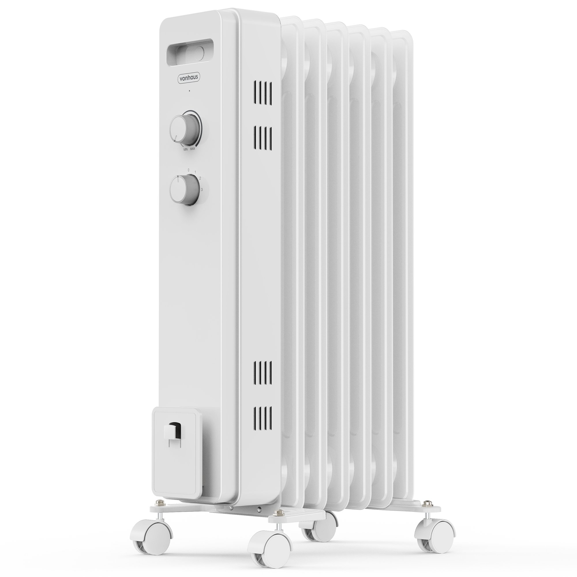 VonHaus 7 Fin 1500W Oil Filled Radiator - Portable