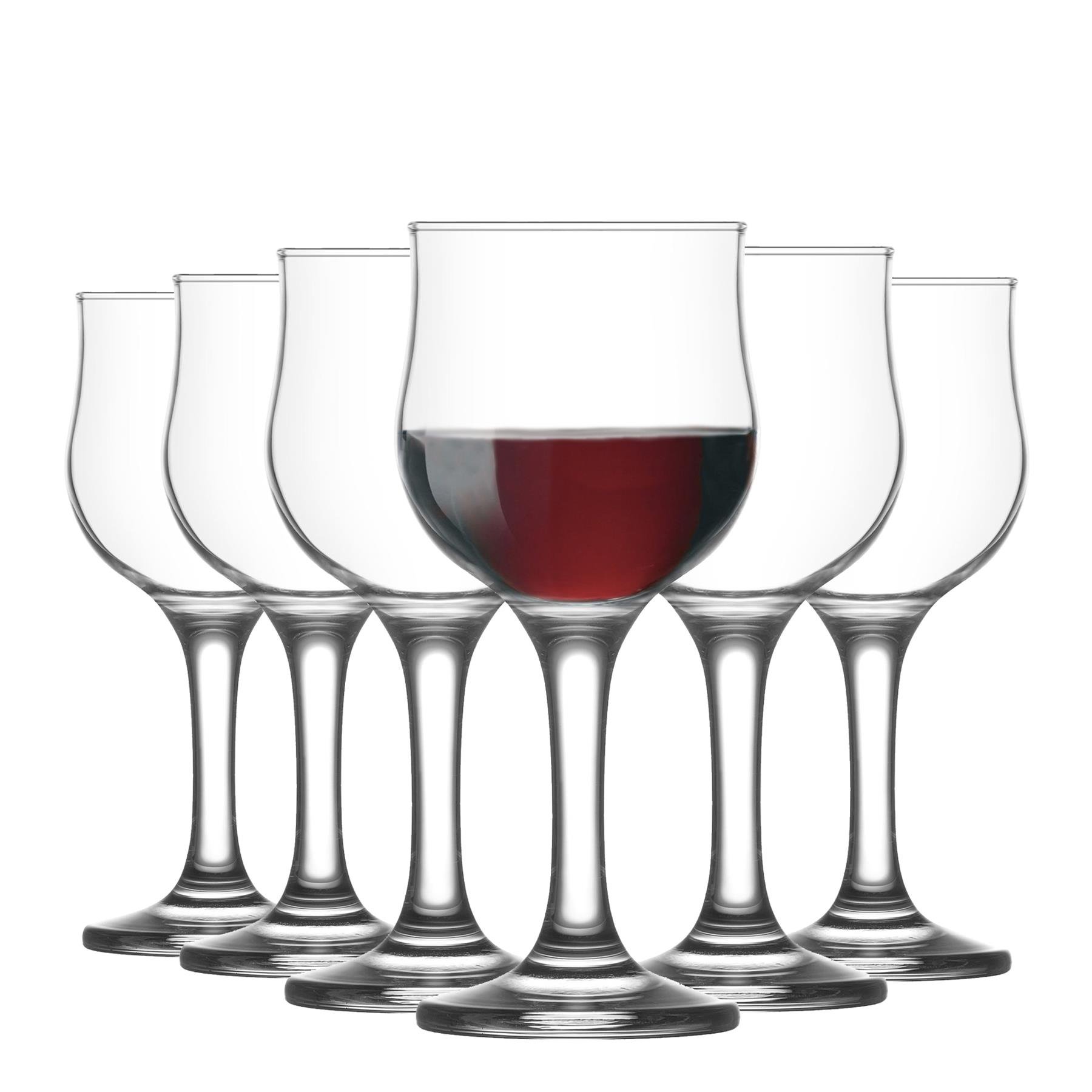 LAV Nevakar White Wine Glasses -  Clear - Pack of 12 - 200ml