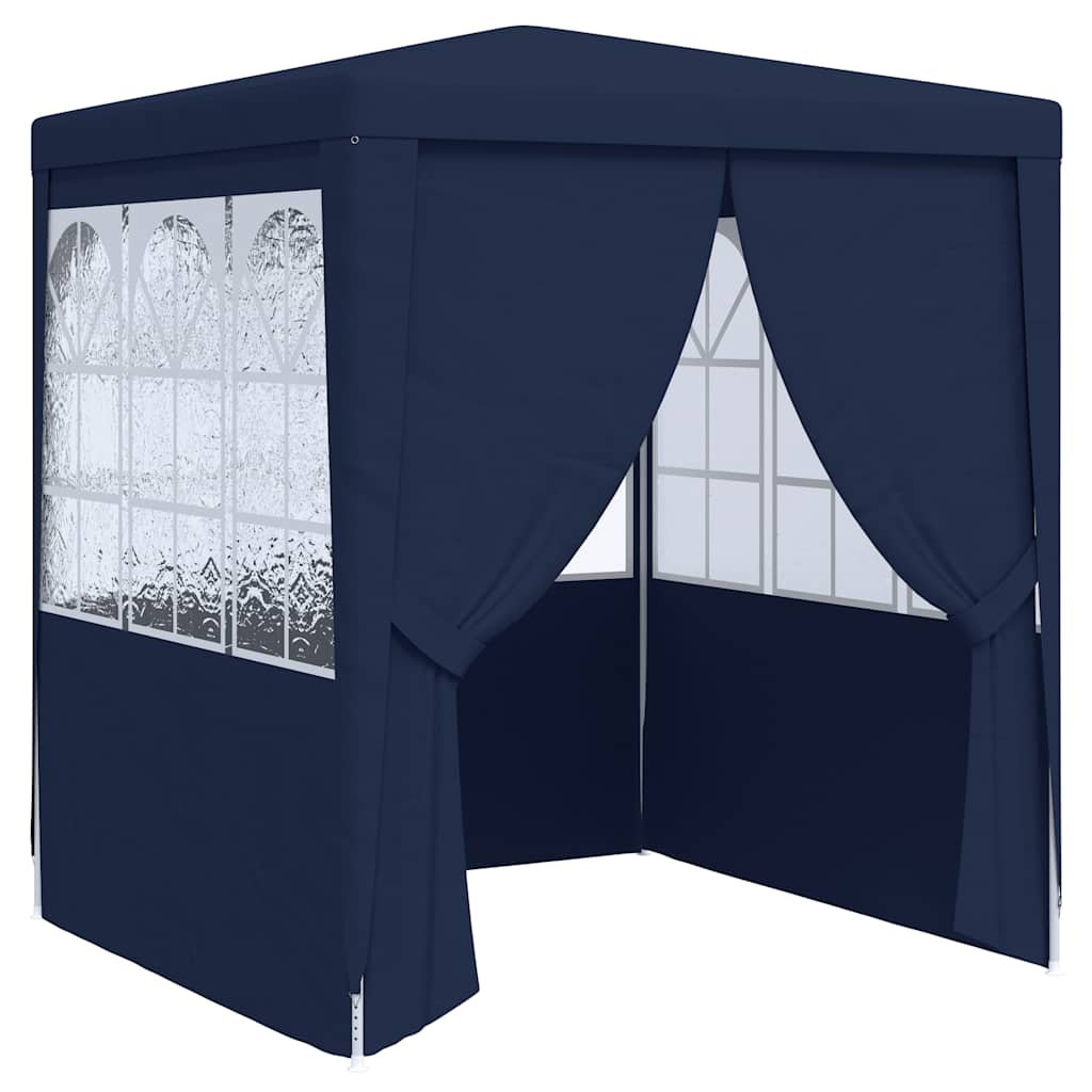 Walplus 2 x 2 m 90gsm Professional Party Tent with Side Walls - Blue