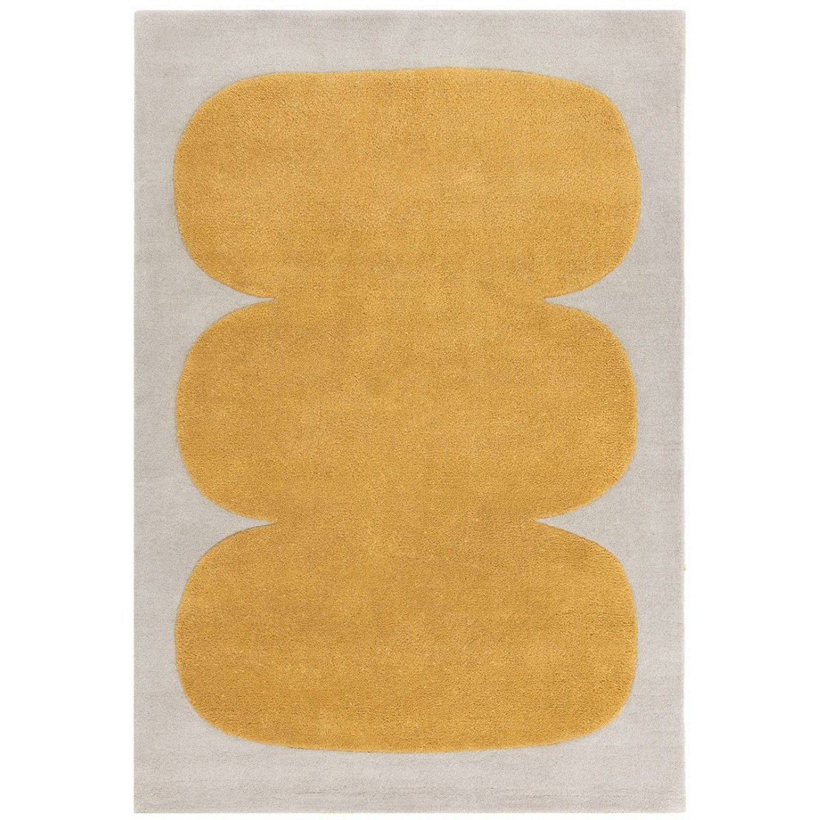 Mega Flooring Yellow Handmade Abstract Rug - 120 x 170cm