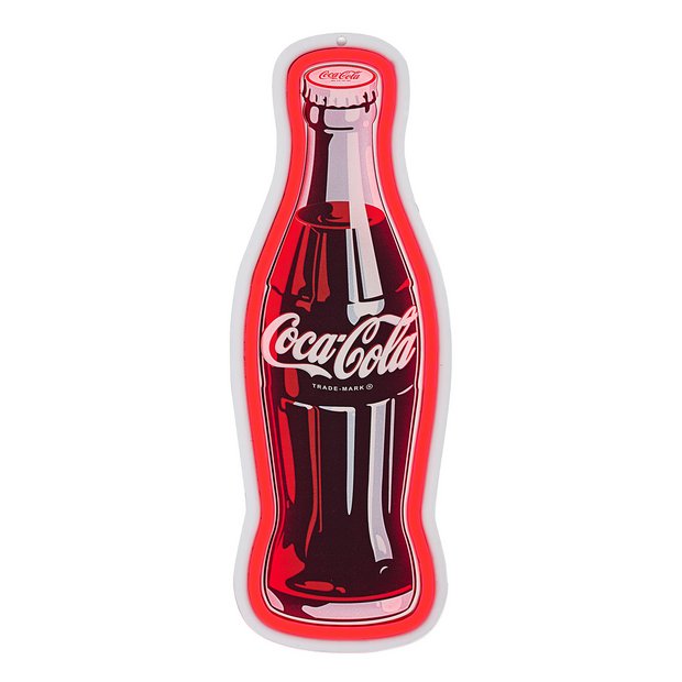 Buy Global Gizmos 40cm Coca-Cola Bottle LED Wall Light - Red