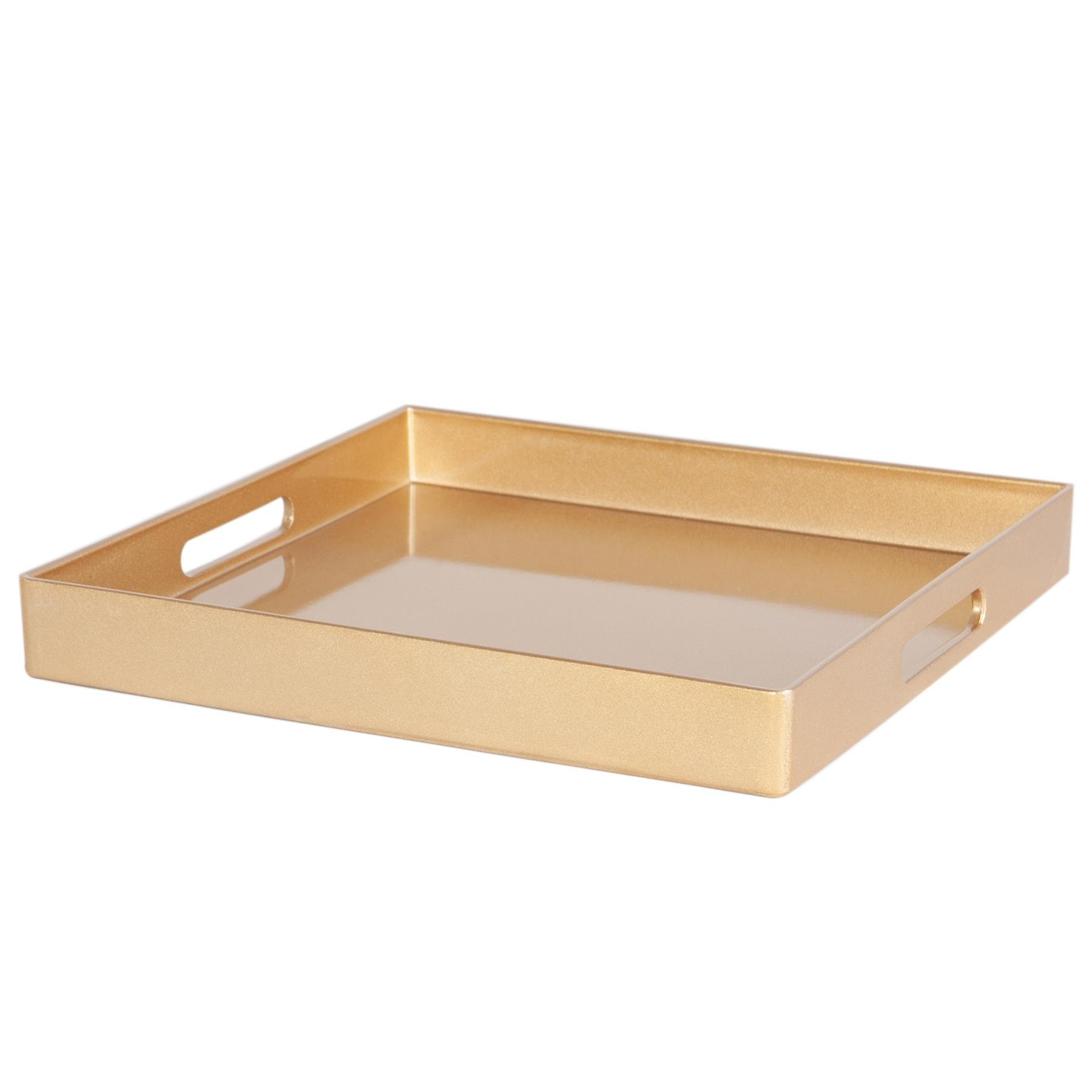 Argon Tableware Square Serving Tray - Gold