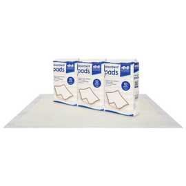 Harbour Housewares Disposable Incontinence Bed Pads - Pack of 30