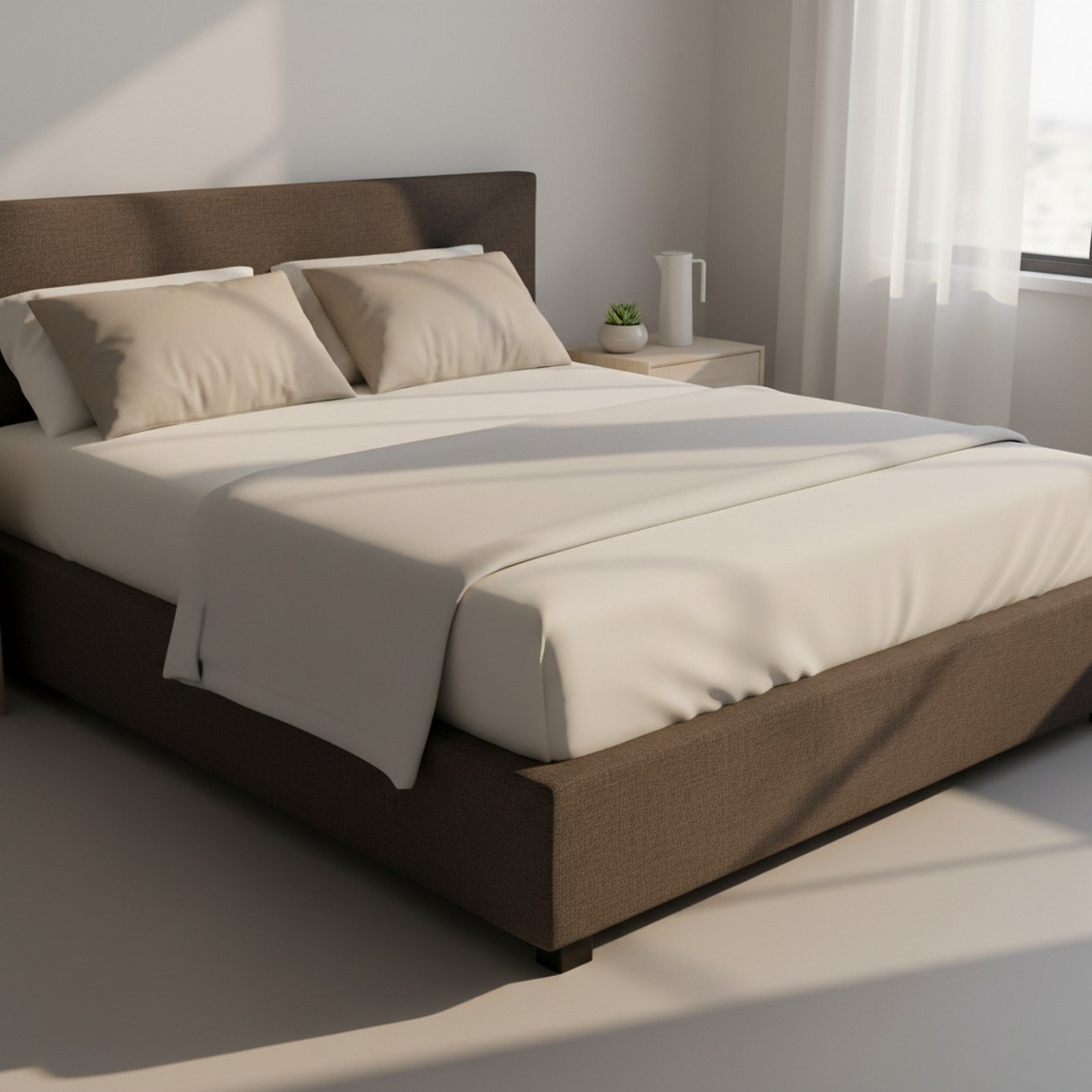 Mega Flooring Cool Plus 25cm Soft Firm Memory Foam Mattress - Small Double
