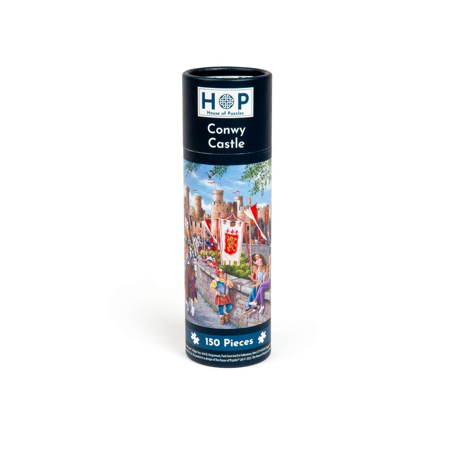 The House of Puzzles Conwy Castle 150 Piece Mini Jigsaw Puzzle