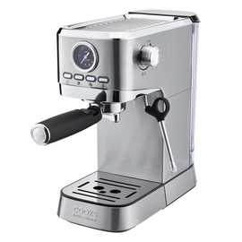 Cooks Professional 20 Bar Espresso Coffee Machine with Steam Wand - Silver