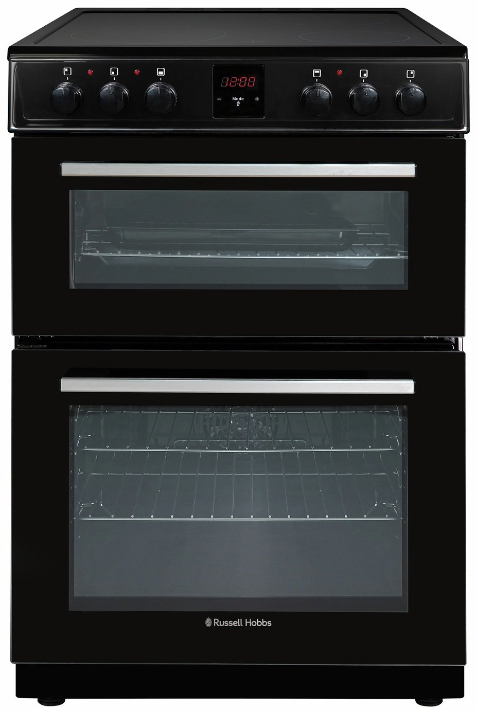 Russell Hobbs RH60EDOEH6011B 60cm Double Oven Electric Cooker - Black
