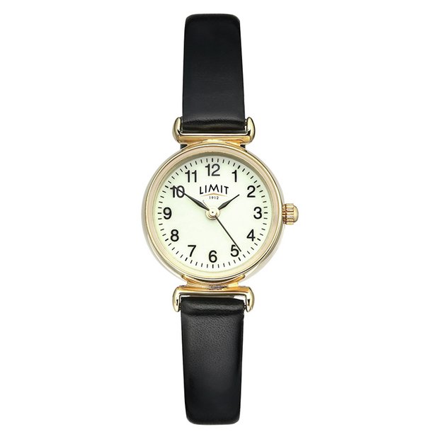 Buy Limit Ladies Glow Dial Gold Plated Strap Watch Womens