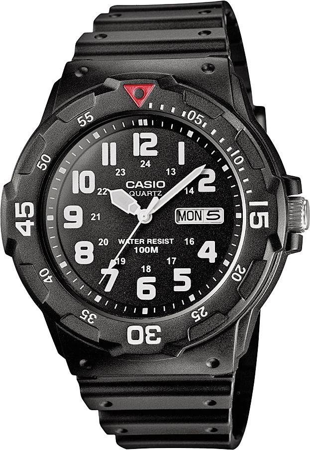 Casio Black Resin Strap Watch
