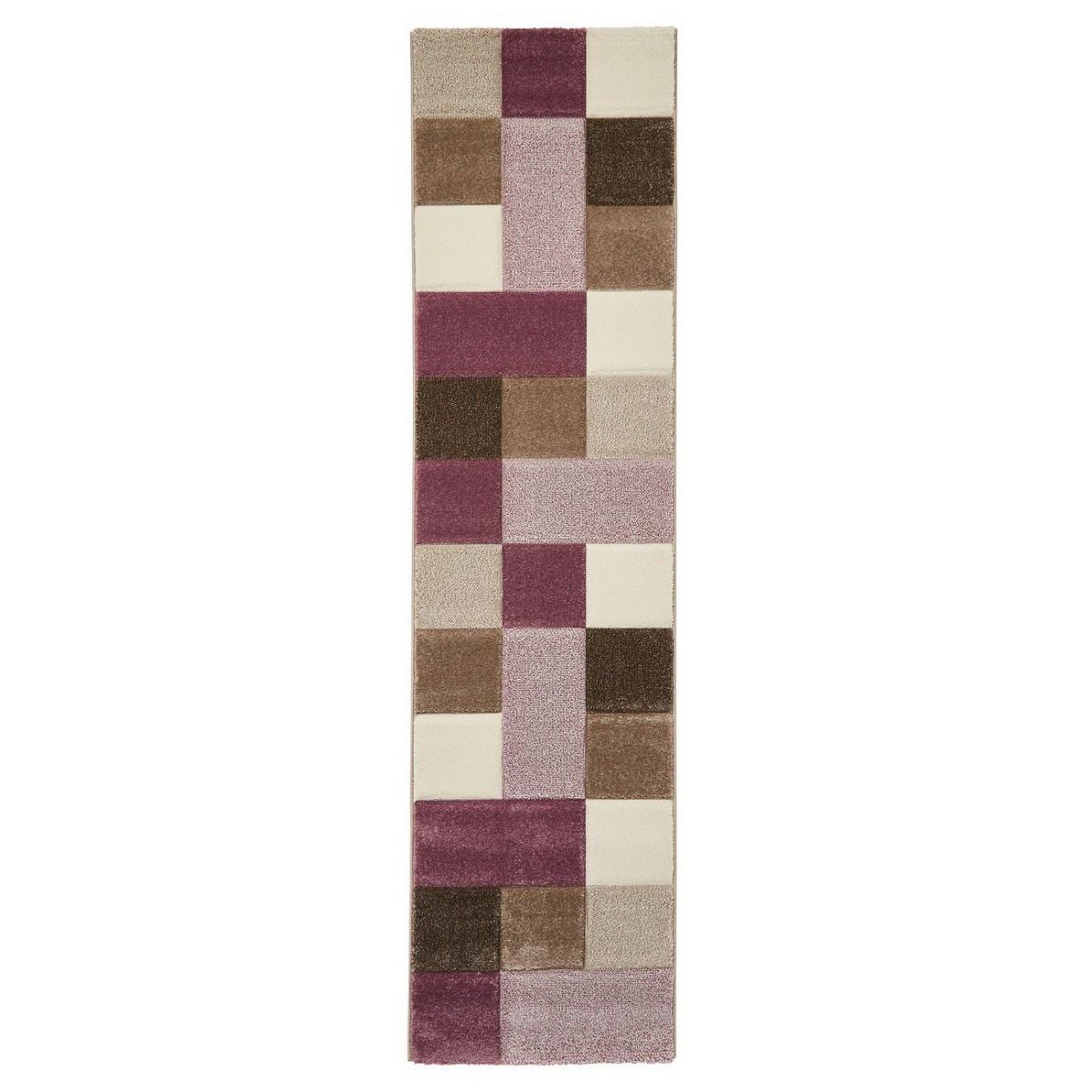 Mega Flooring Grey Handmade Geometric Runner - 60 x 230cm