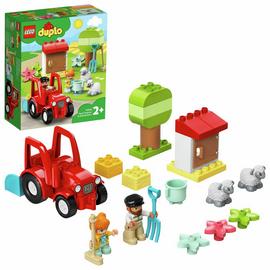 LEGO DUPLO Town Farm Tractor and Animals Toddler Toy 10950