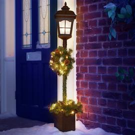 Argos Home 4ft Christmas Lantern & Wreath