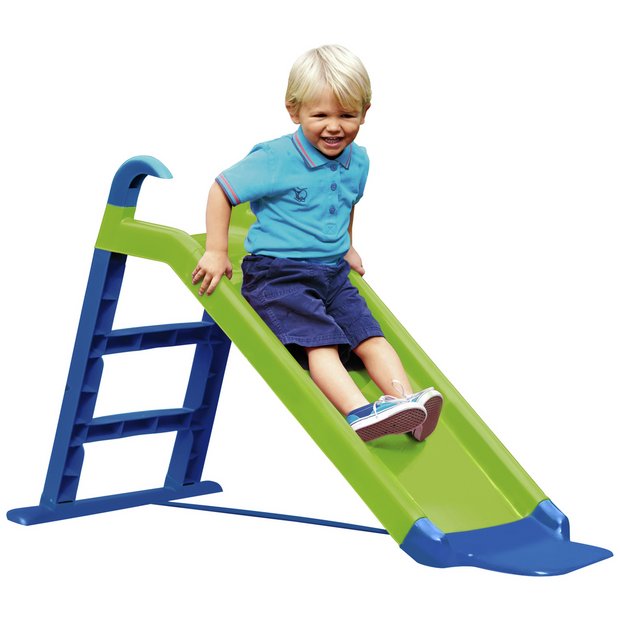 Buy Chad Valley 4ft Kids Garden Slide Green and Blue Slides Argos