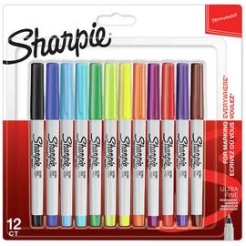 Sharpie Ultra Fine Assorted Permanent Markers - 12 Pack