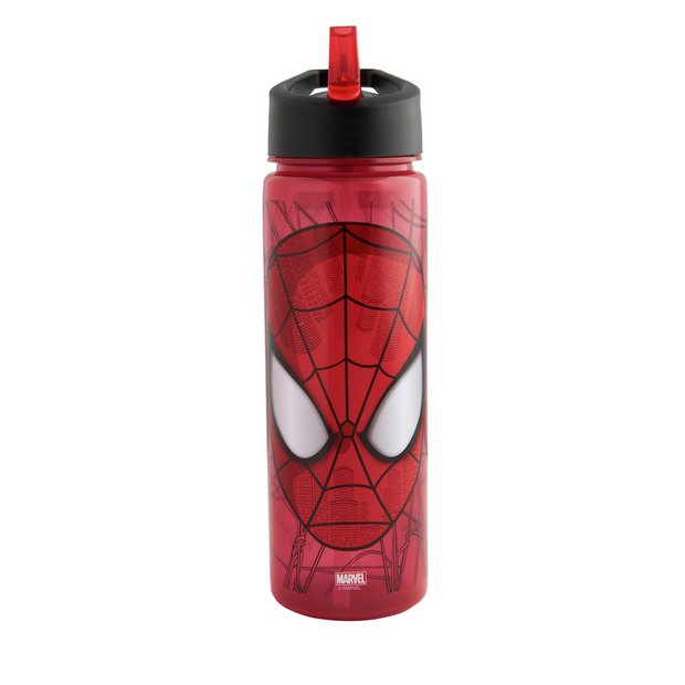 Polar Gear Marvel Spider-Man Metal Drinks Bottle, 600ml, Silver