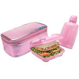 Smash Pink Lunch Bag Box And Bottle Solution - 330ml