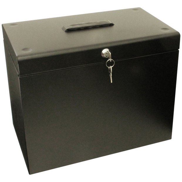 Buy Cathedral A4 Metal Box File Black Filing Cabinets And Office Storage Argos