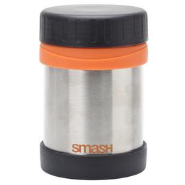 Smash Black And Orange Stainless Steel Food Pod