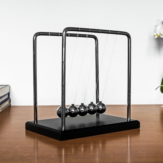 Newtons Cradle Office Desk Toy Balance Balls Toy Education Gravity