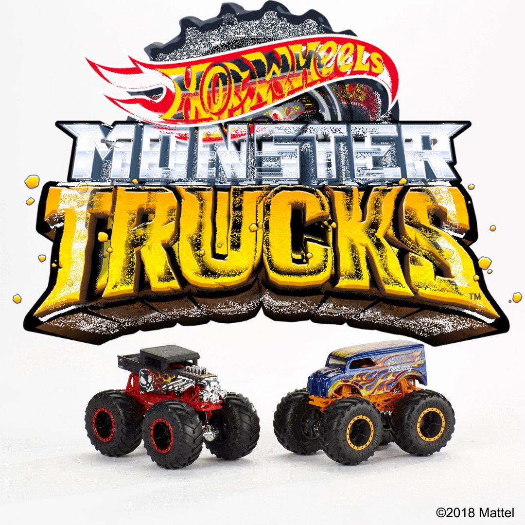 Hot Wheels Monster Trucks Character Vehicles