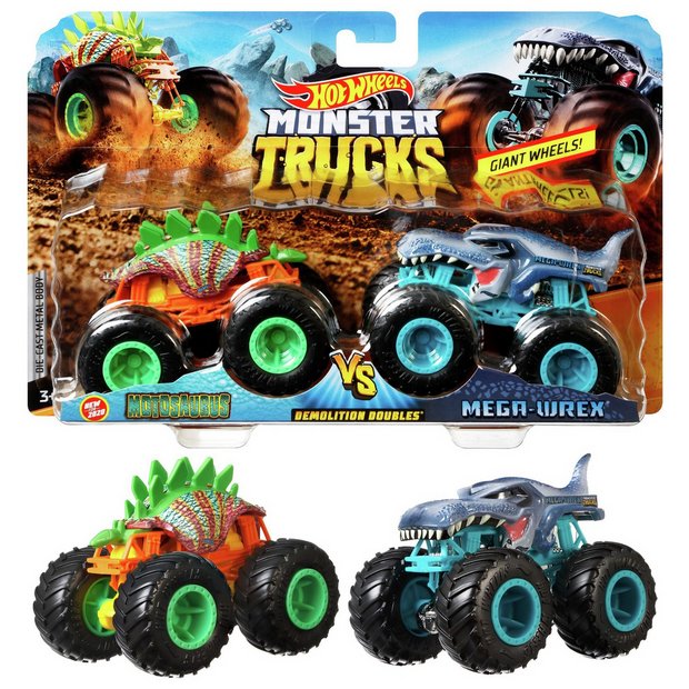 Buy Hot Wheels Monster Truck Twin Pack Assortment | Toy cars and trucks |  Argos