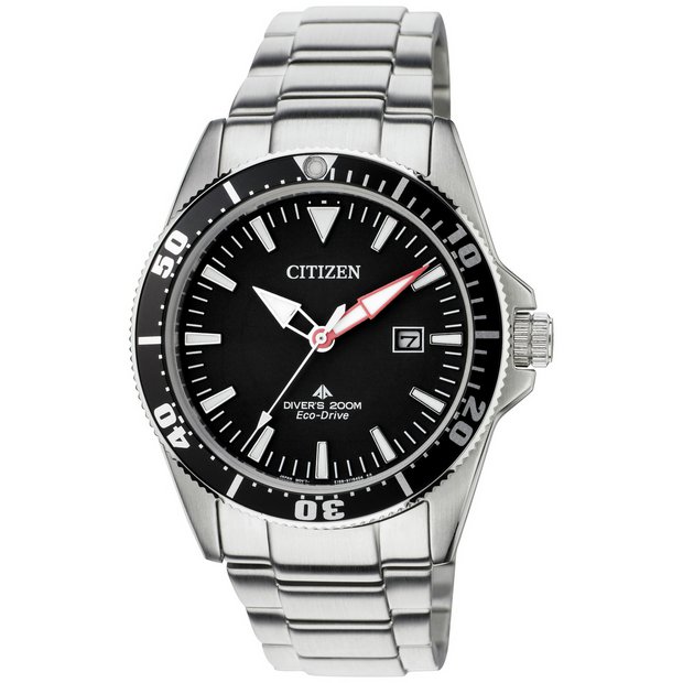 Buy Citizen Men's Silver Coloured Stainless Steel Bracelet Watch | Men's  watches | Argos