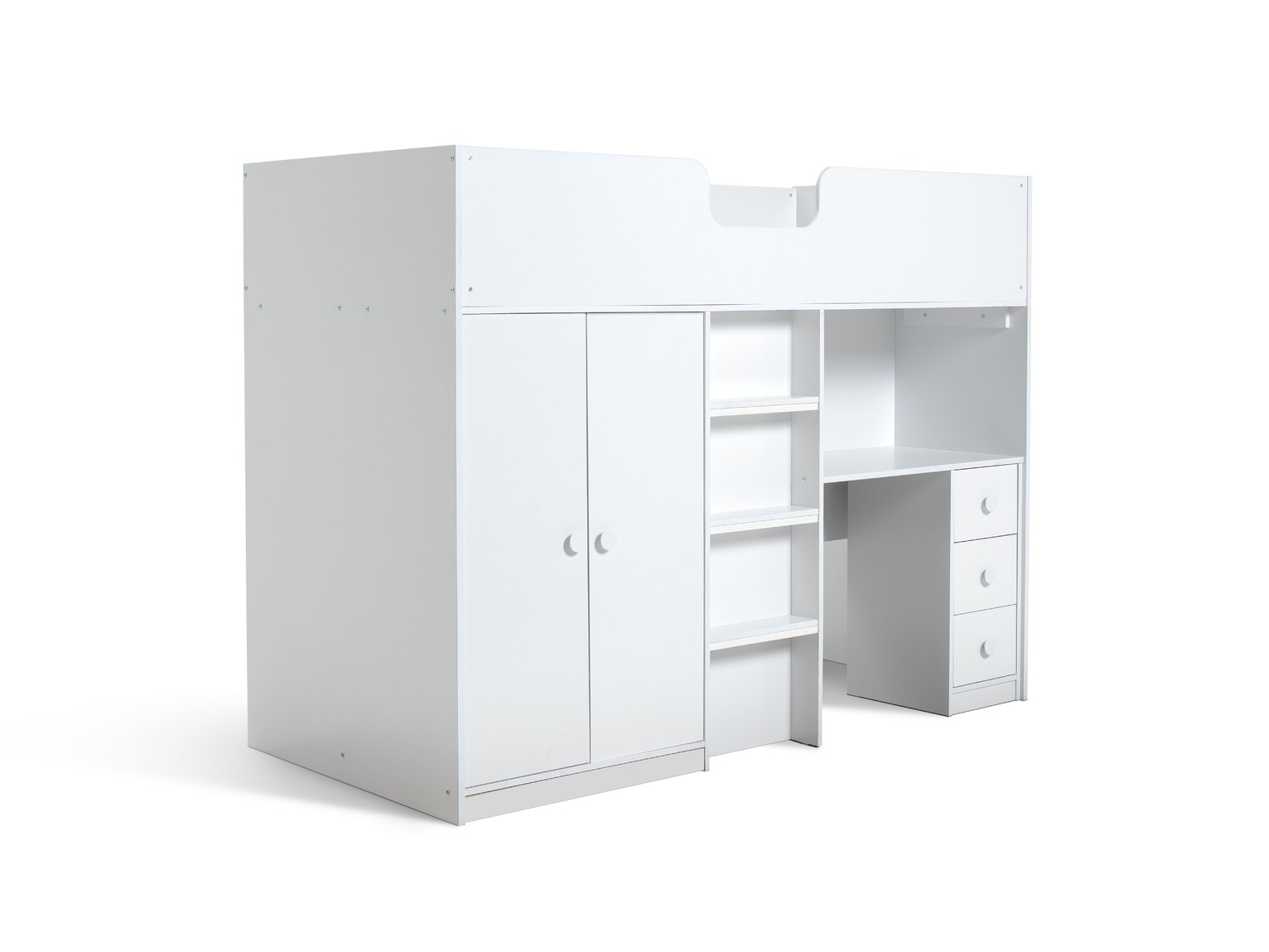 Habitat Jackson Shorty High Sleeper Bed Frame - White