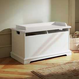 CuddleCo Beaumont Kids Storage Box - White