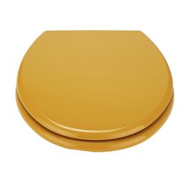 Argos Home Moulded Wood Toilet Seat - Mustard