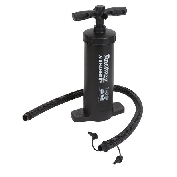 Double stroke air pump for water toys