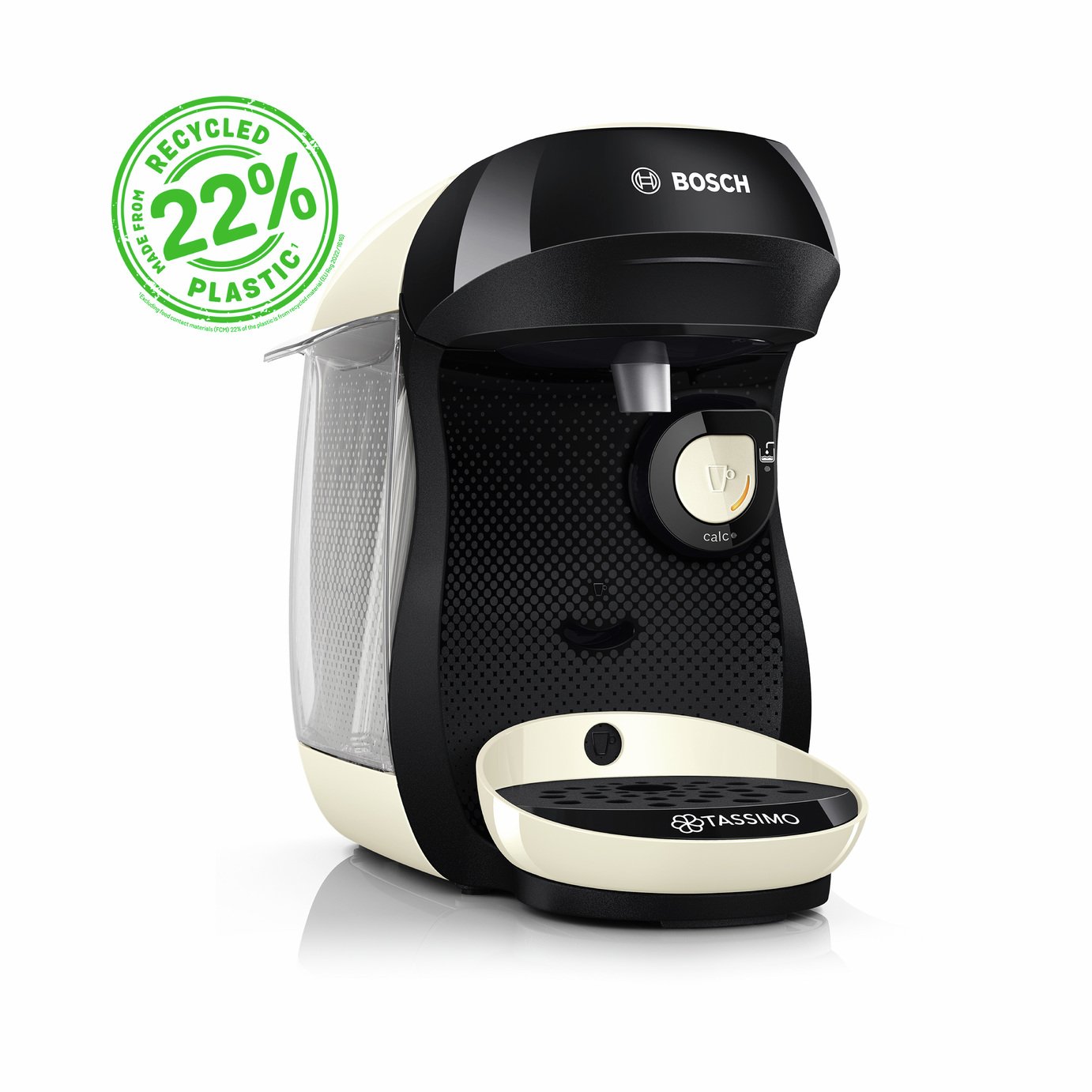 Tassimo by Bosch Happy Pod Coffee Machine - Cream