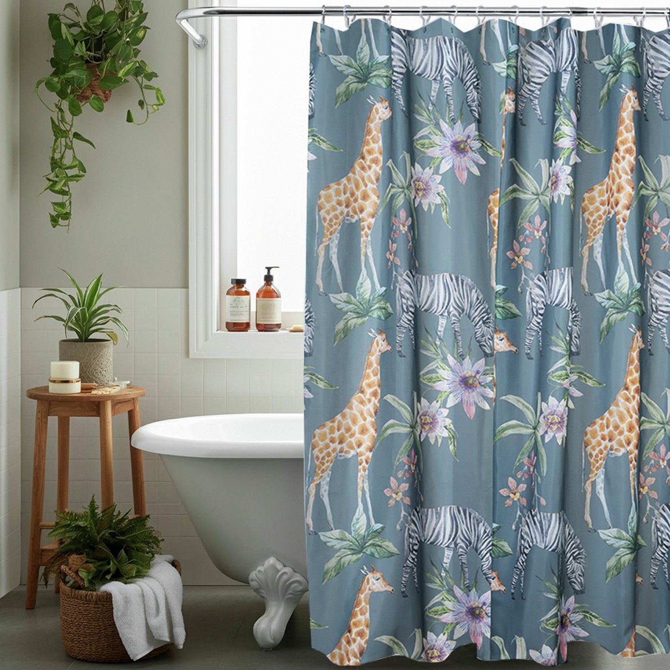 Aqualona Savannah Shower Curtain - Blue