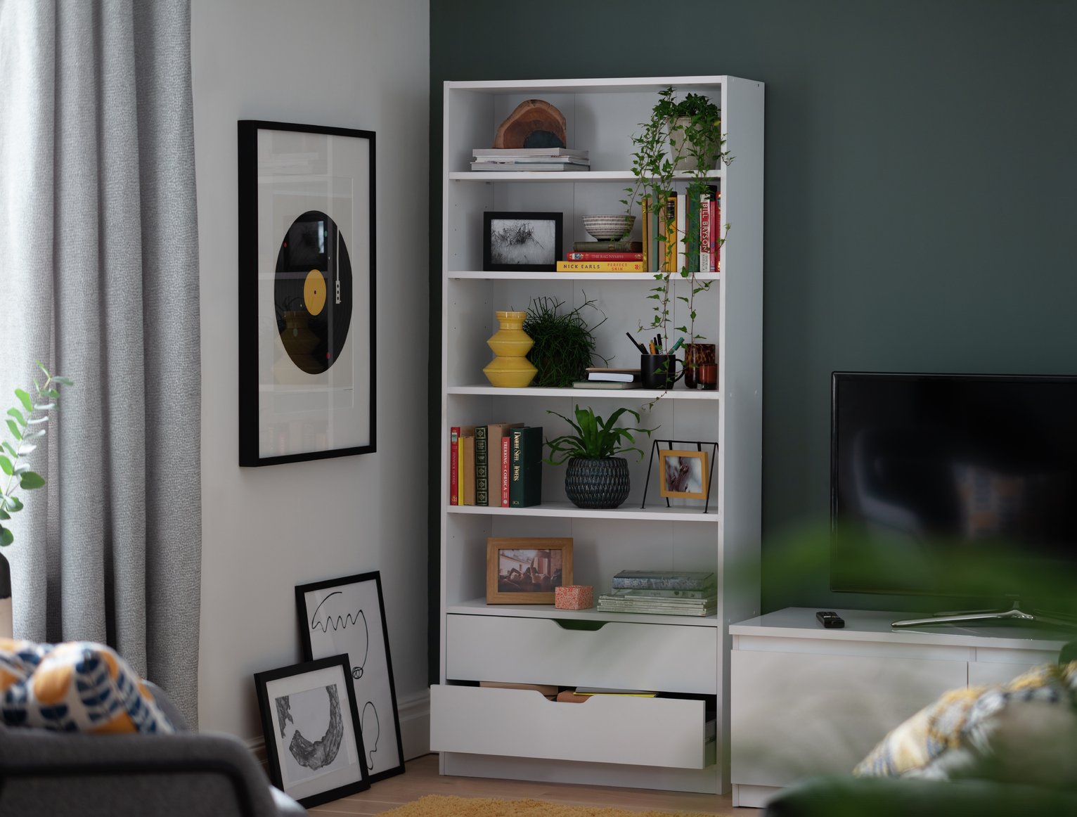 Habitat Compton 2 Drawer Bookcase