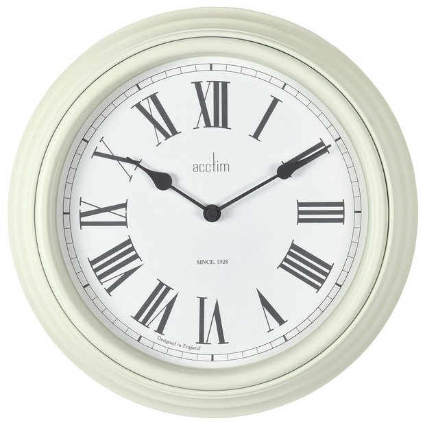 Acctim 21592 Kitchen Time Wall Clock, Cream by Acctim